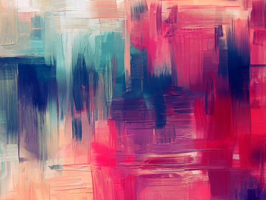 Marée Abstraite Cramoisie