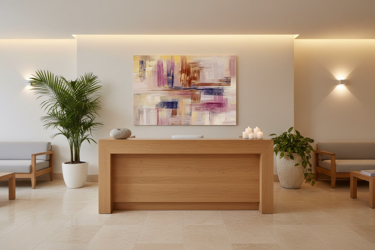 Whispering Layers - Serene Abstract Art Print - Home Decor - Digital Download