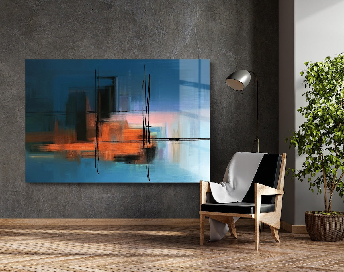 Industrial Dusk Abstract - Digital Art Download